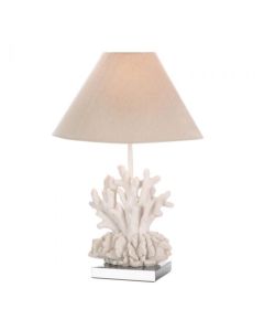 WHITE CORAL LAMP